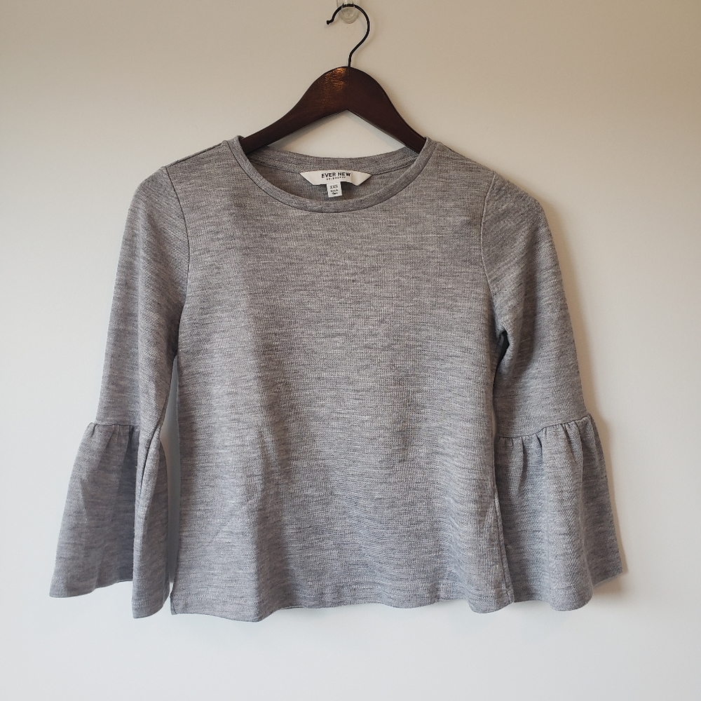 Ever New Peplum Sleeve Cropped Top